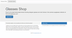 Desktop Screenshot of glassesshops.com